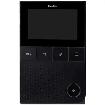 IP-Video-Türsprechanlage DoorBird A1101 Schwarz Edition — Türstation für IP-Video-Zutrittskontrolle (Modell A1101)
