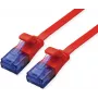 VALUE Patchkabel Cat.6A (Klasse EA) UTP, extra-flach, Rot, 5 m (21.99.2025)
