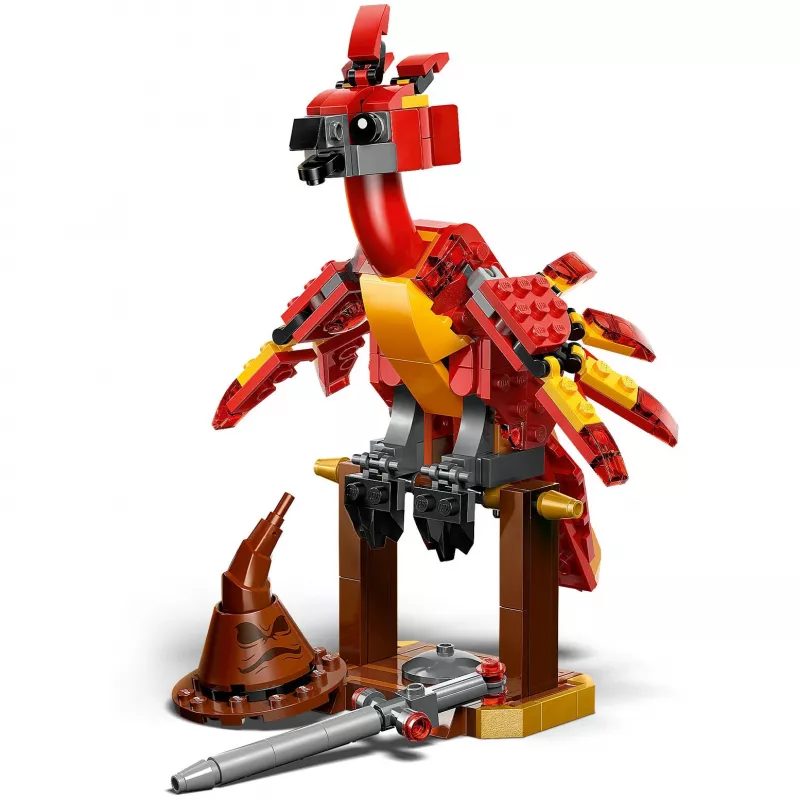 LEGO baubarer Fawkes – Dumbledores Phönix-Modell 76448, 299 Teile, 160 mm Höhe, Alter 8+