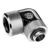 Rohr für Computer-Wasserkühlung BitsPower BP-E90RMLA16, Messing, 16 mm Durchmesser, Silber