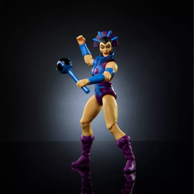 Bewegliche Spielfigur MATTEL Masters of the Universe Origins Evil-Lyn - Sammler-Actionfigur, bewegliche Gelenke