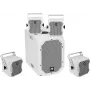 Aktivlautsprecher-Set Omnitronic BOB-10A ws mit 4x BOB-4 ws — aktiver Hauptlautsprecher mit vier Satellitenlautsprechern