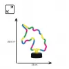 Manta SNL10MTT Einhorn dekorative LED-Lampe