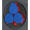 Kabeltrommel Brennenstuhl 1098490024 3 AC outlets 40 m Schwarz Blue Red