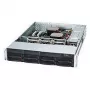Super Micro Supermicro SC825 TQC-600LPB - Rack Mount 2U - E-ATX - SATA/SAS - Hot-Swap 600 Watt - Schwarz (CSE-825TQC-600LPB)