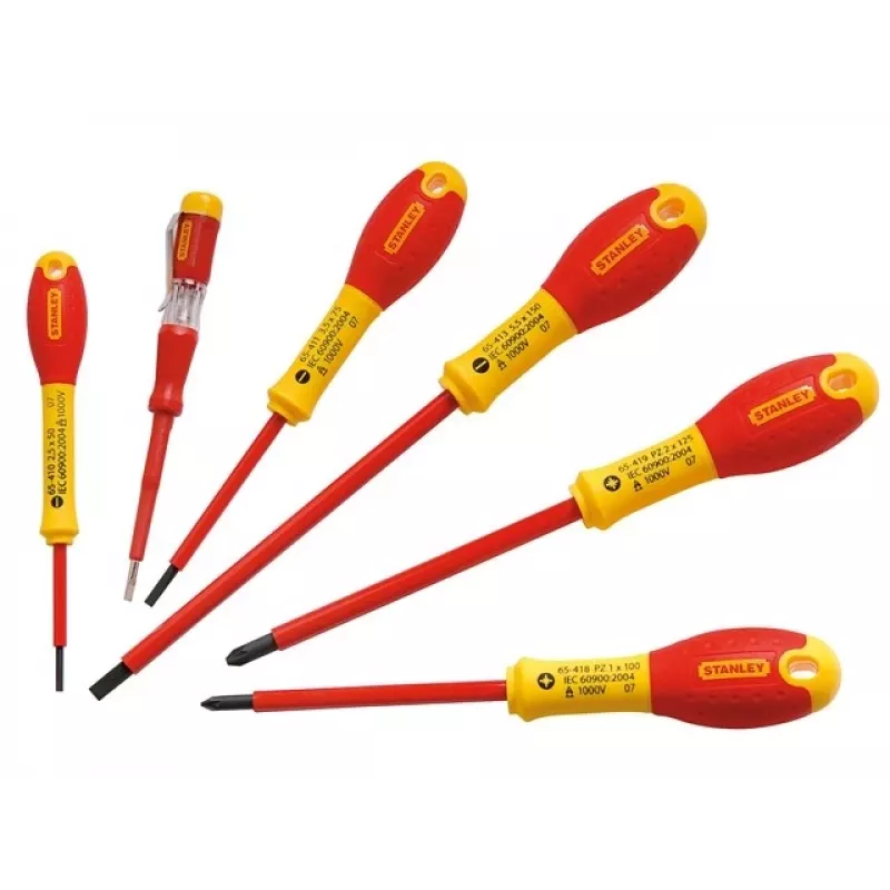 Isoliertes Schlitz-Pozidriv-Set Stanley FATMAX 0-65-443