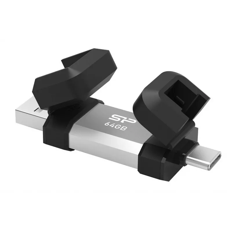 USB-Flash-Laufwerk Silicon Power 64 GB USB Typ-A USB Typ-C SP064GBUC3C51V1S