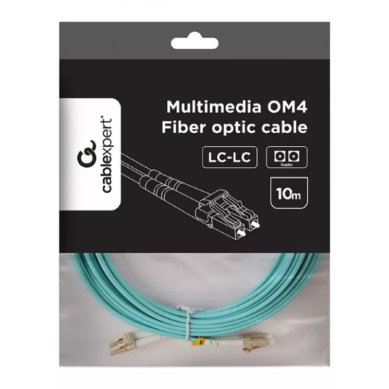 Gembird Multimode Duplex OM4 50/125 Glasfaserkabel LC/LC 10 m