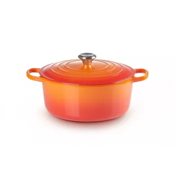 Le Creuset 21177280902430 6,7 L Runder Topf Orange, Rot
