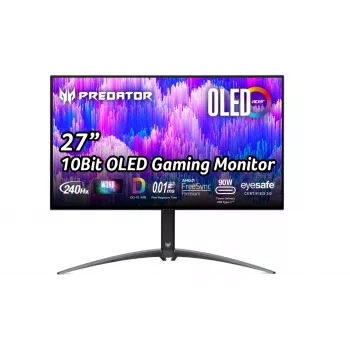 Acer X27U X1 Computer Monitor 67,3 cm (26,5 inch) 2560 x 1440 Pixel Wide Quad HD OLED Schwarz