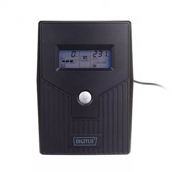 Uninterruptible Power Supply UPS DIGITUS DN-170063-LCD (Desktop, 600VA) (DN-170063-LCD)