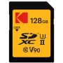 Speicherkarte Kodak EKMSD128GUHS2V2K SDXC UHS-II 128 GB, Lesen 300 MB/s, Schreiben 270 MB/s, U3 V90, Klasse 10
