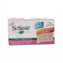 SCHESIR Hühnerfilets mit Schinken in Gelee - Nassfutter für Katzen - 6x50g