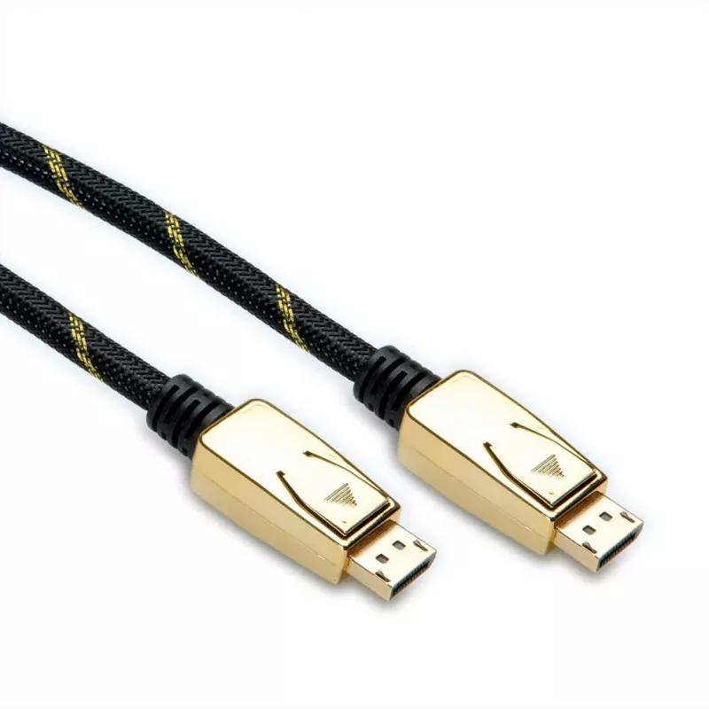 DisplayPort-Kabel ROLINE 11.04.5922 3 m Schwarz Gold