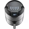 Tefal Easy Fry EY401D Single 4,2 L Stand-alone 1500 W Heißluftfritteuse Schwarz, Edelstahl