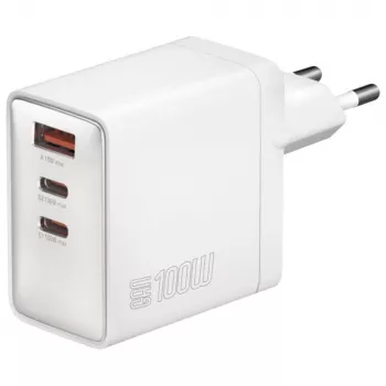 Indoor-Ladegerät 4smarts 542100 Universal Silber Weiß Schnellladung