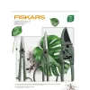 Fiskars Pflanzpflegeset 3-teilig 1075317 — Handkelle, Pflanzschaufel und Kultivator für Topf- und Gartenpflanzen
