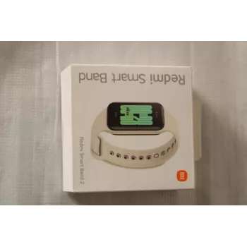 AUSVERKAUFT. Xiaomi Redmi | Smart Band 2 | Fitness-Tracker | Touchscreen | Herzfrequenzmesser | Wasserdicht | Bluetooth | GEBRAUCHT, OHNE LADEGERÄT | Elfenbein