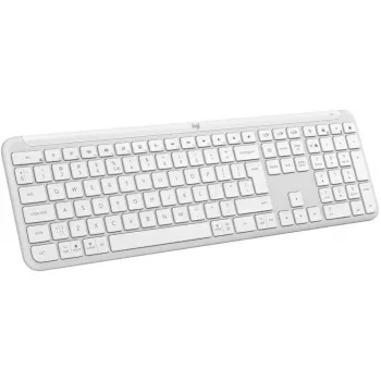 Logitech K950 Signature schlank Tastatur Büro RF Wireless Bluetooth QWERTY US International Weiß