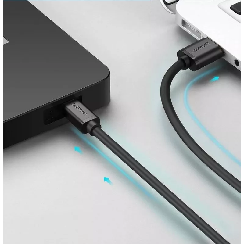 USB-Datenkabel UGREEN Thunderbolt auf miniUSB 2 m Schwarz