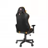 Gaming-Stuhl GEMBIRD GC-SCORPION-04X schwarz-orange ergonomisches Design, verstellbarer Sitz, hohe Rückenlehne