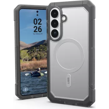UAG Urban Armor Gear Trooper Hülle mit Magnetmodul | Samsung Galaxy S26+ | transparent/asche (grau) | 214517114G31 (214517114G31)