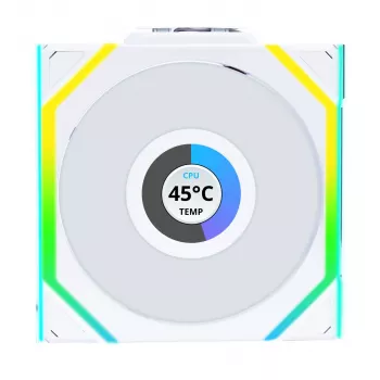 Lian Li UNI FAN SL Wireless LCD 120 12 cm Weiß 31 dB 51,45 cfm