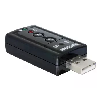 DeLOCK USB Sound Adapter 7.1 - Soundkarte - Stereo - USB (61645)