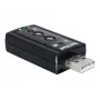 DeLOCK USB Sound Adapter 7.1 - Soundkarte - Stereo - USB (61645)