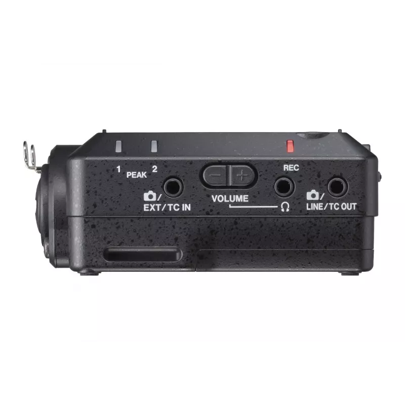Tragbarer Audiorecorder Tascam FR2-AV — 2-Spur, 2 XLR-Combo-Eingänge, USB-C-Schnittstelle, 48–192 kHz, 24/32-Bit, microSD bis zu 512 GB