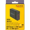 DeLOCK USB-Wandladegerät 63974 Universal Schwarz AC Indoor