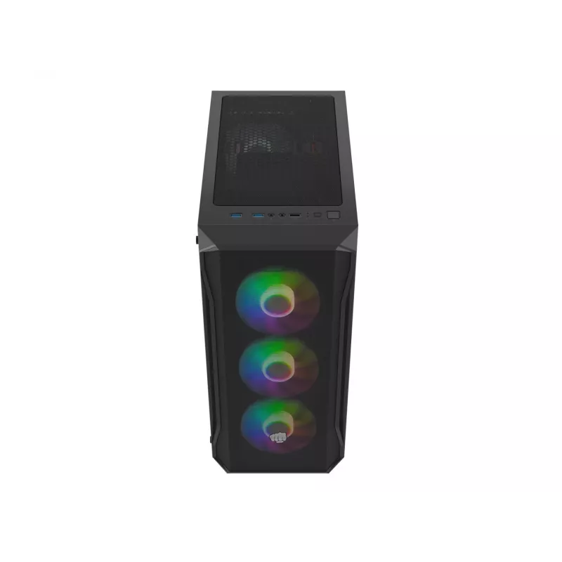 Case Fury Shobo SH4F mit RGB-Fenster und 4 Lüftern MIDI Computer PC