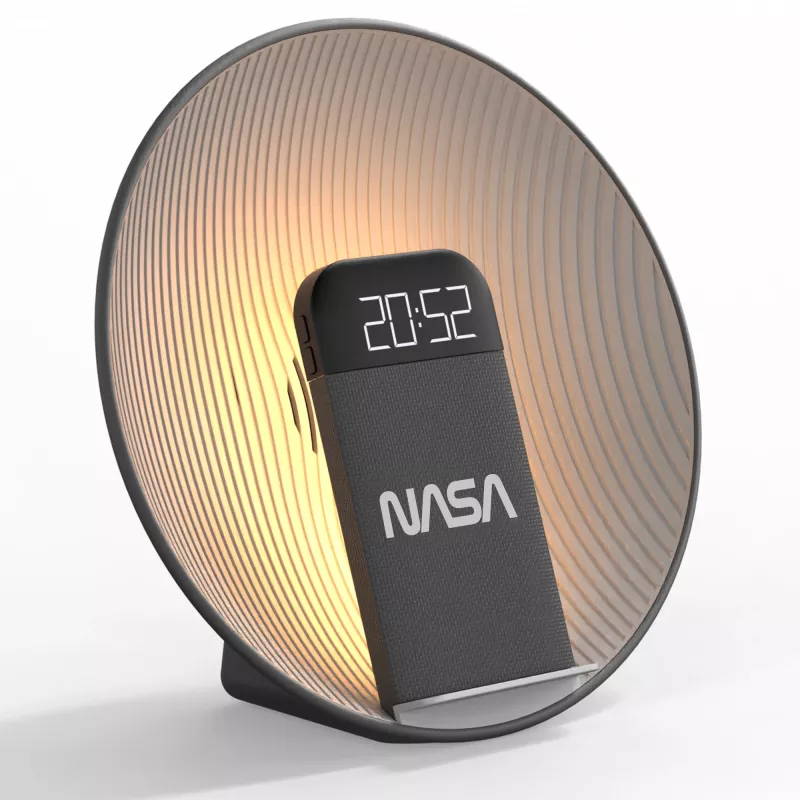NASA SPC600 Bluetooth-Lautsprecher/Wecker/Kabelloses Ladegerät