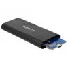 Delock - Speichergehäuse - M.2 - M.2 NVMe-Karte - USB 3.1 (Gen 2) - Schwarz (42614)