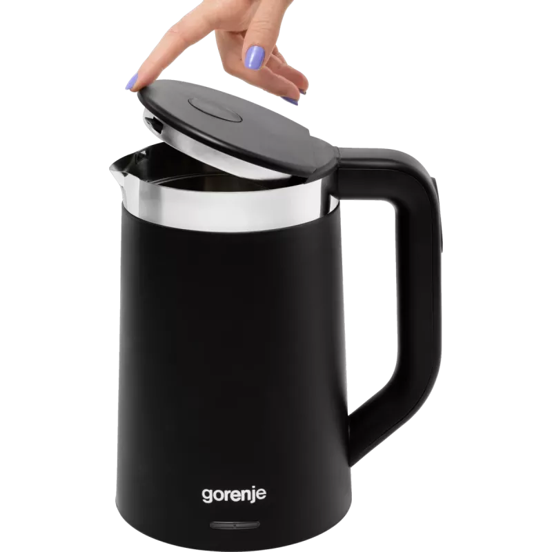 Gorenje K17TRDW Wasserkocher 1,7 L 2200 W Schwarz