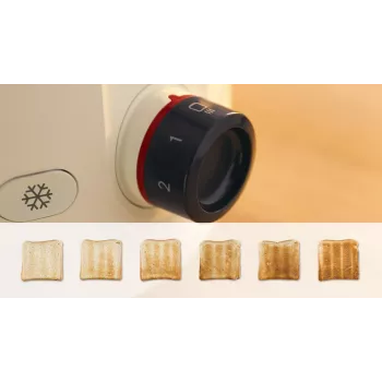 Bosch Toaster | TAT2M127 MyMoment | Leistung 950 W | Anzahl der Schlitze 2 | Gehäusematerial Kunststoff | Beige