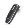 Manhattan Single Ear Bluetooth-Headset, omnidirektionales Mikrofon, integrierte Bedienelemente, Schwarz, 10 Stunden Nutzungsdauer, Reichweite 10 m, USB-A-Ladekabel im Lieferumfang, Bluetooth v4.0, 3 Jahre Garantie