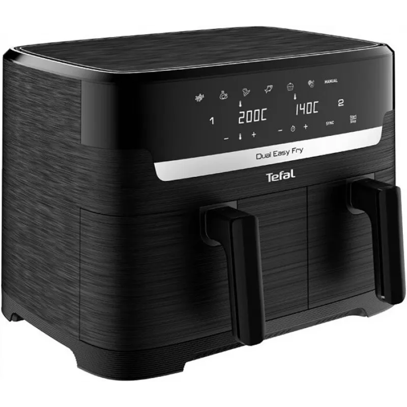 Tefal Easy Fry EY901N Double 8,3 L Standgerät 2700 W Heißluftfritteuse Schwarz