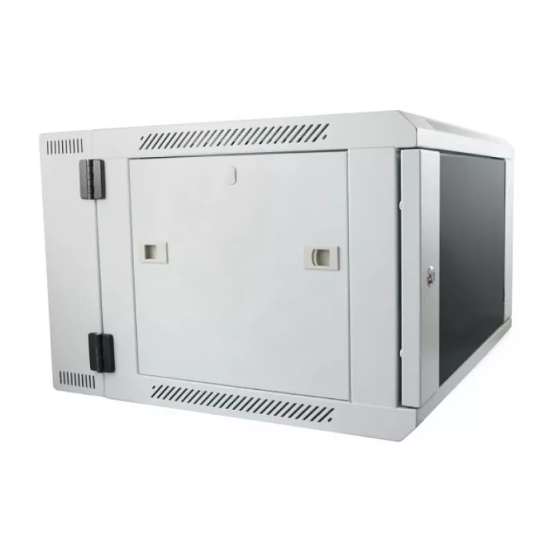 Server-Rack-Schrank ALLNET SMB6606 Grau, 23 kg, kompaktes Netzwerk-/Servergehäuse