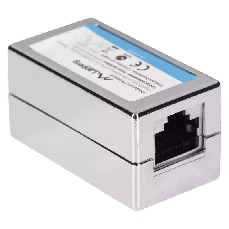 Lanberg AD-RJ45-RJ45-OS6 Kabel-Geschlechtswandler RJ-45 Silber