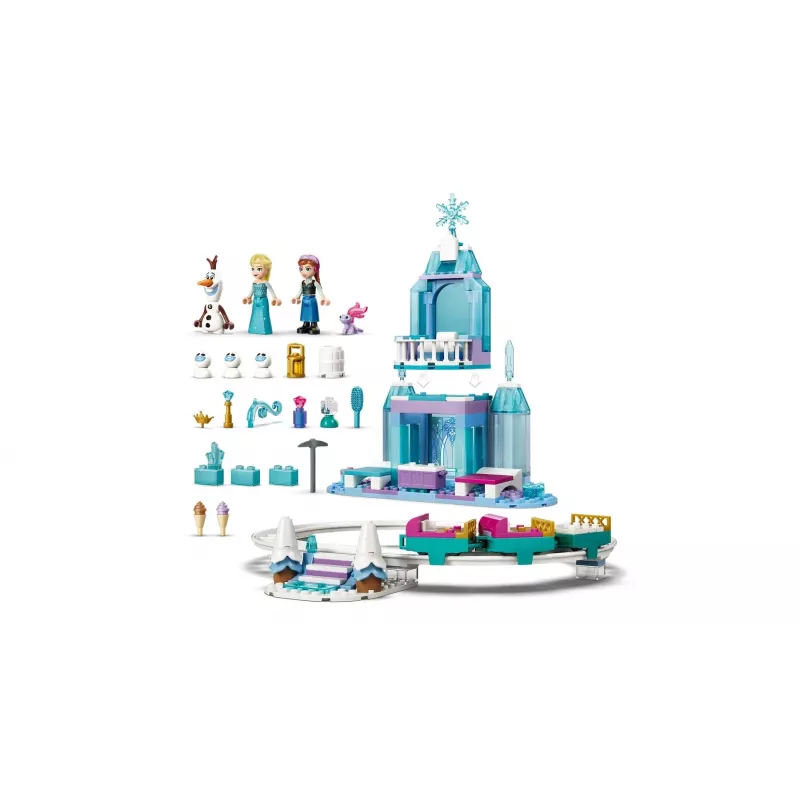 LEGO DISNEY 43281 Elsas Eisschloss und Schneefahrt-Abenteuer