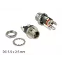 Drahtverbinder DeLOCK 89911 DC Schwarz Nickel