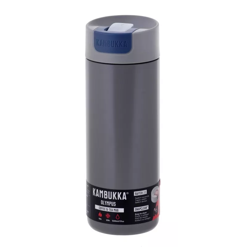 Kambukka Olympus Serious Grau - Thermobecher, 500 ml