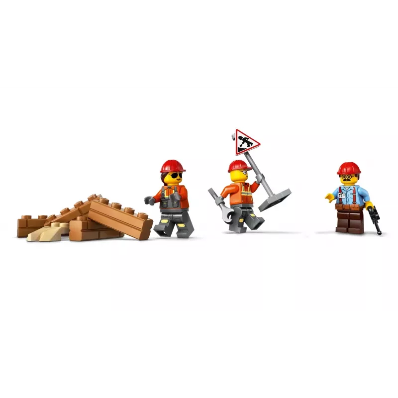 Spielzeug-Bau-Bulldozer LEGO 60466, City-Serie, 682 Teile, 3 Minifiguren, empfohlenes Alter 8+, Größe 120×240×130 mm