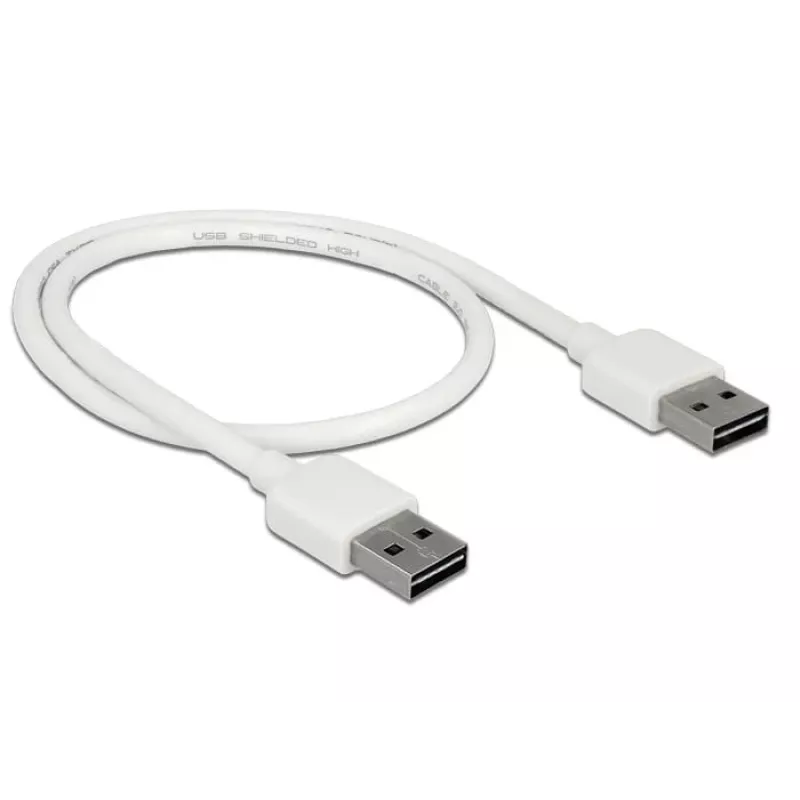 USB Kabel USB 2.0 DeLOCK 85192 0,5m Weiß