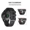 Uhrenarmband Tech-Protect für Garmin Fenix Serie — kompatibel mit Fenix 3, 5X, 3HR, 5X Plus, 6X, 6X Pro, 7X — Schwarz