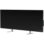 AENO Premium Eco Smart Heater, 700 W, gehärtetes Glas, Infrarot- + Konvektionsheizung, LED-Display, Steckertyp: Europa (E/F-Typ), SCHWARZ