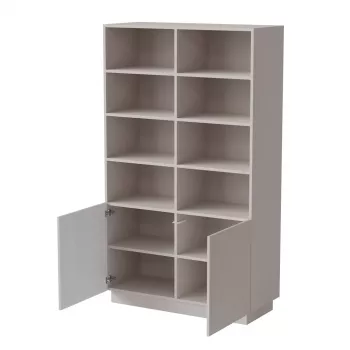 Aufbewahrungsschrank Cama Meble LIVERTI Bücherregal 100×420×1705 mm Kaschmir