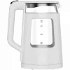 AENO Wasserkocher EK6: 1850-2200W, 2L, Strix, quadratische Form, transparenter Deckel, hochbeständiges Glas, LED-Beleuchtung, automatische Abschaltung, Trockengehschutz