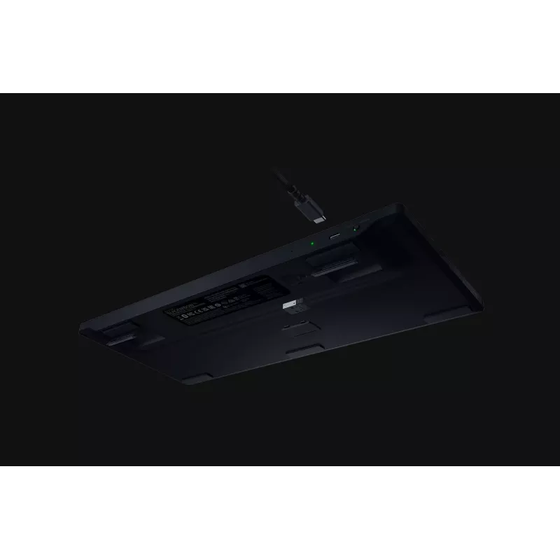 Razer SchwarzWidow V4 Low-Profile Tenkeyless HyperSpeed Tastatur Gaming USB RF Wireless Bluetooth QWERTY US International Schwarz